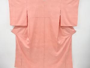 露草模様織り出し一つ紋色無地着物